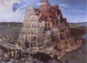 BRUEGHEL, Pieter the Younger The Tower of Babel Spain oil painting artist